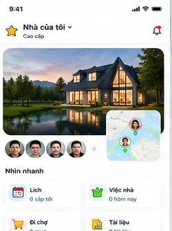 Ảnh chụp giao diện HomeLink